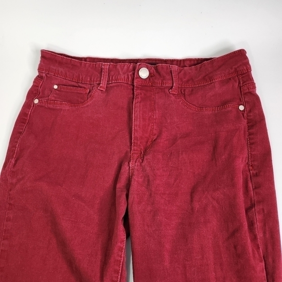 Jordache Super Skinny Jeans Burgundy Women's Size 12 - Picture 3 of 11